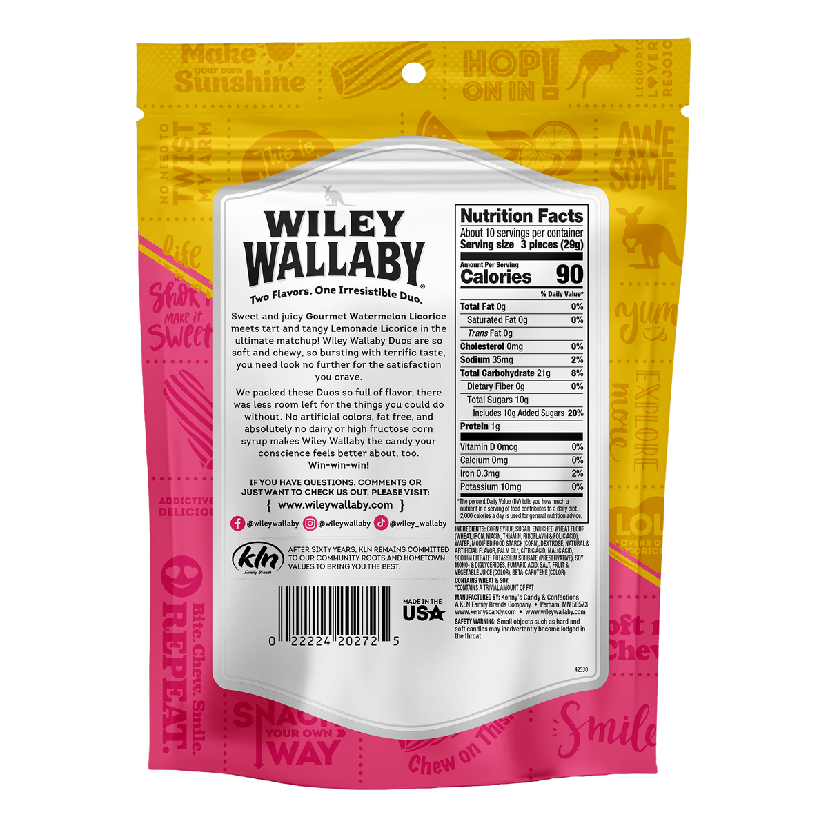 Wiley Wallaby Duos - Watermelon & Lemonade – Shop Wiley Wallaby