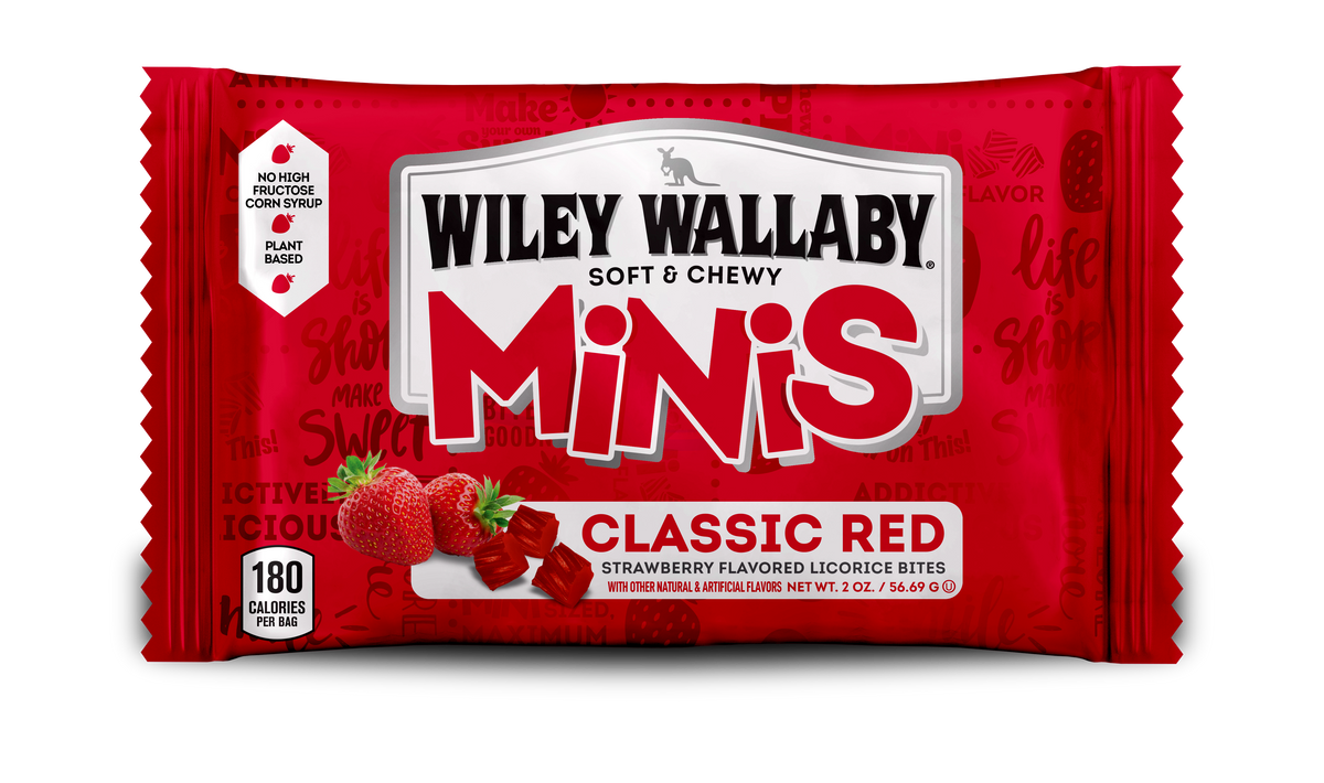 Classic Red Minis 18ct / 2oz – Shop Wiley Wallaby
