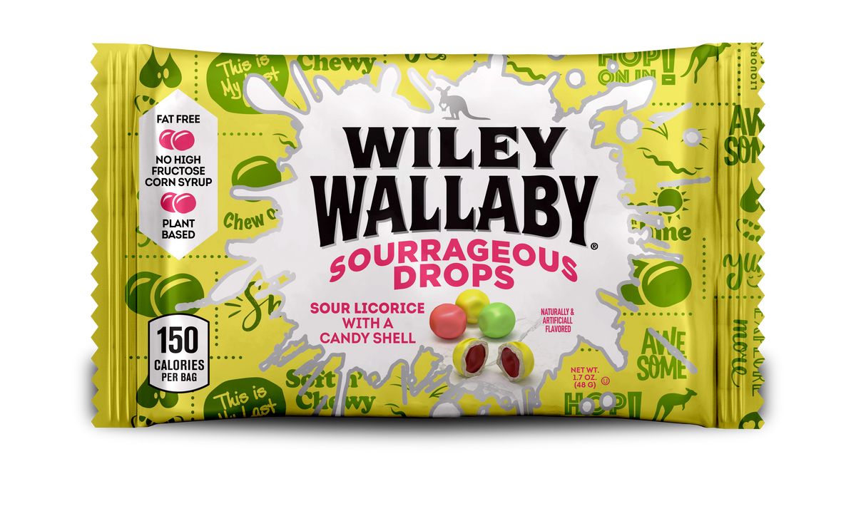Sourrageous Drops 18ct / 1.7oz | Shop Wiley Wallaby