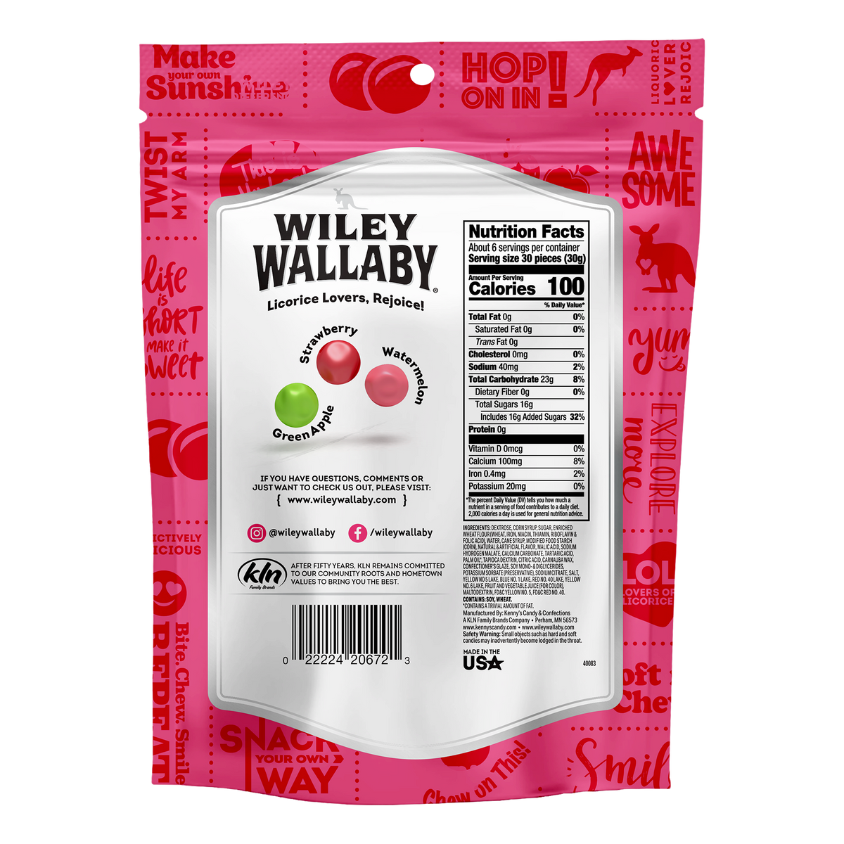 Wiley Wallaby Fruitrageous Drops Original Fruits – Shop Wiley Wallaby