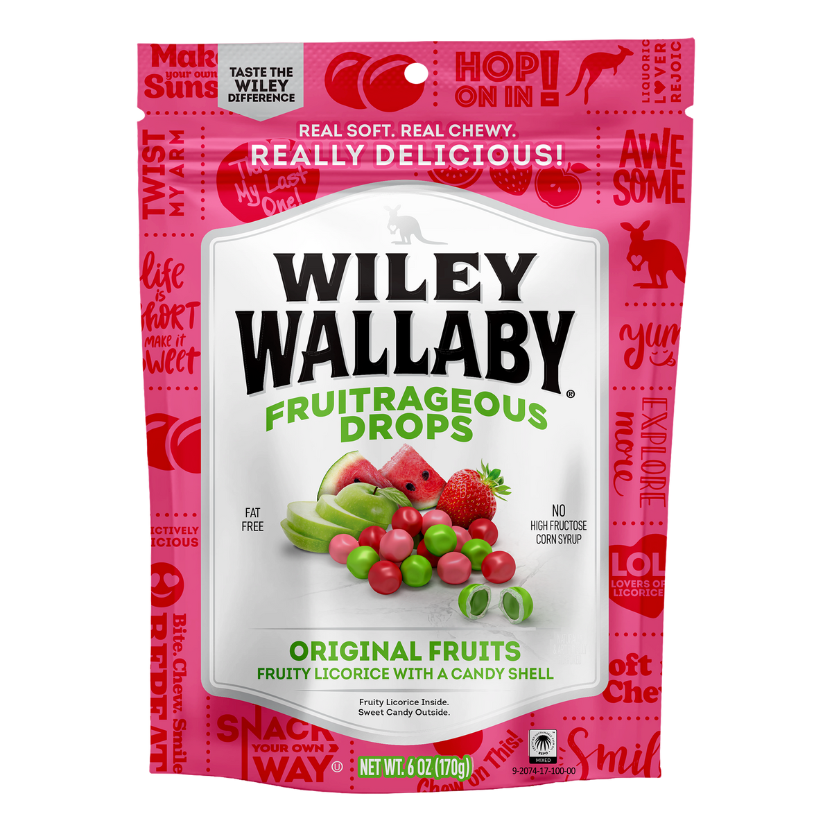 Wiley Wallaby Fruitrageous Drops Original Fruits – Shop Wiley Wallaby