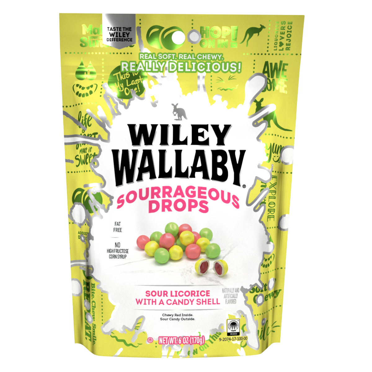 Wiley Wallaby Sourrageous Drops | Shop Wiley Wallaby