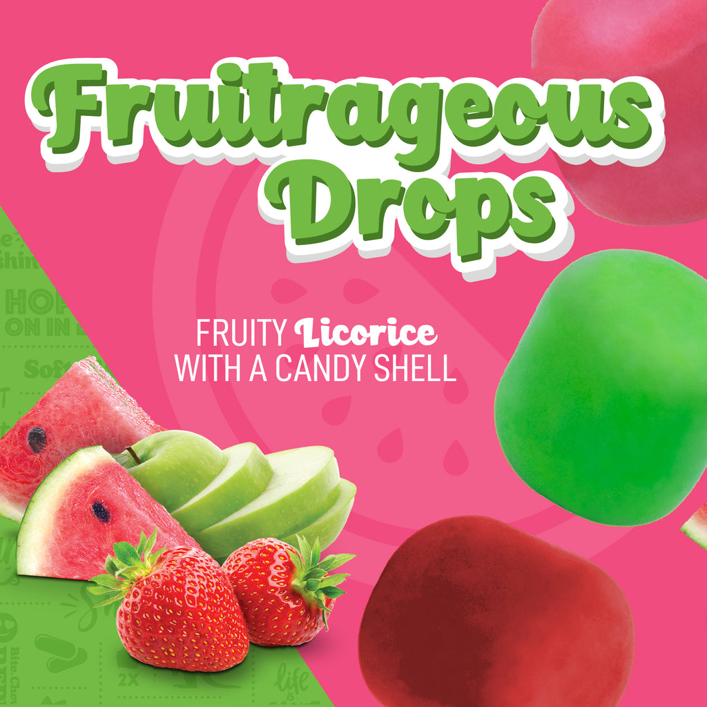 Fruitrageous Drops - Fruity Licorice with a Candy Shell