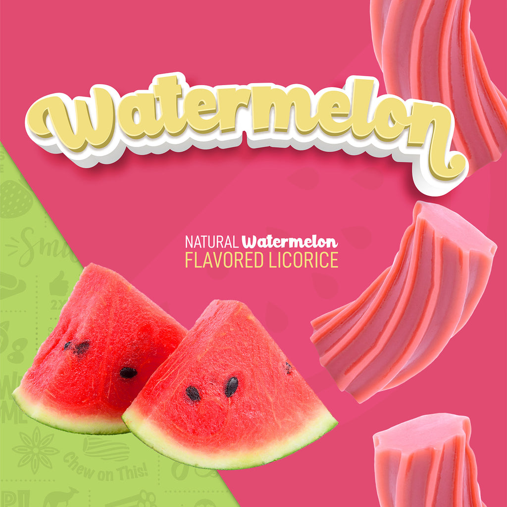 Watermelon Natural Watermelon Flavored Licorice