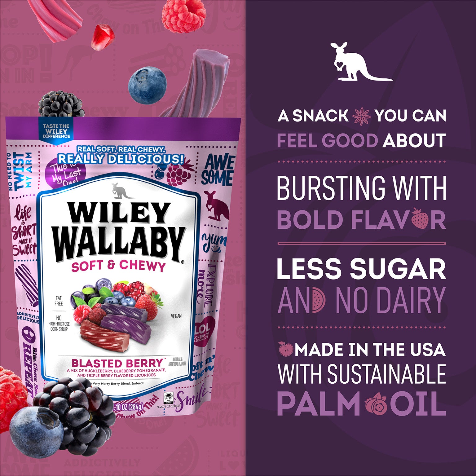 Wiley Wallaby Blasted Berry – Shop Wiley Wallaby