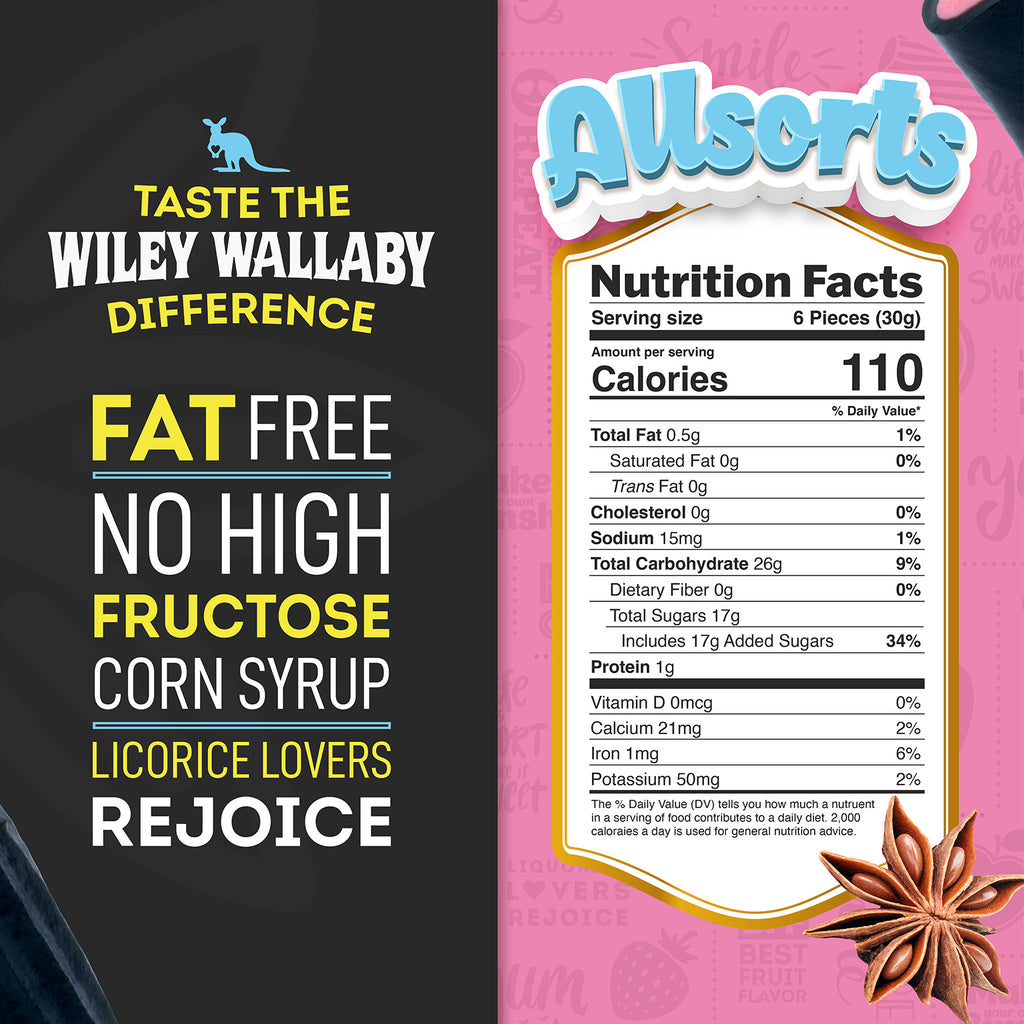 Allsorts Nutrition Facts