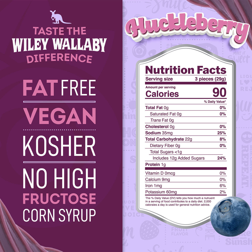 Huckleberry Licorice Nutrition Facts