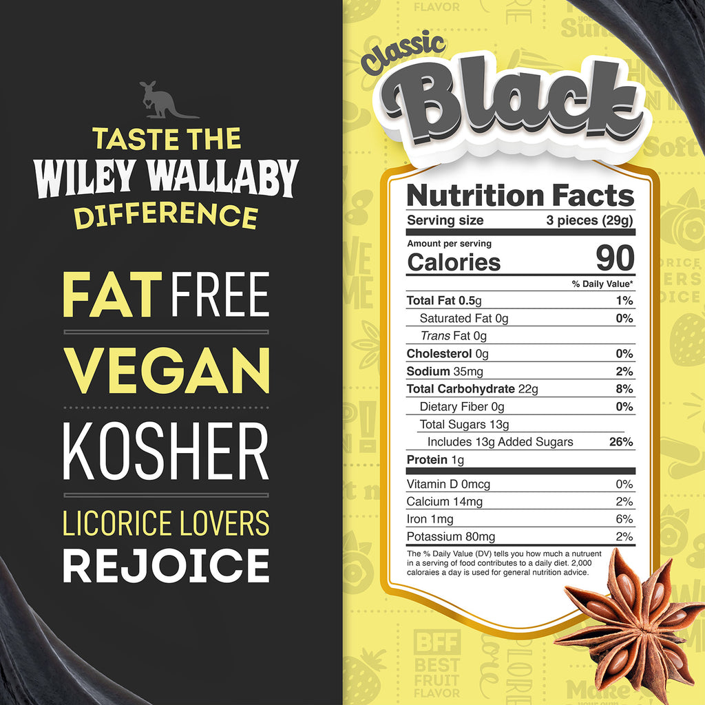 Classic Black Licorice Nutrition Facts