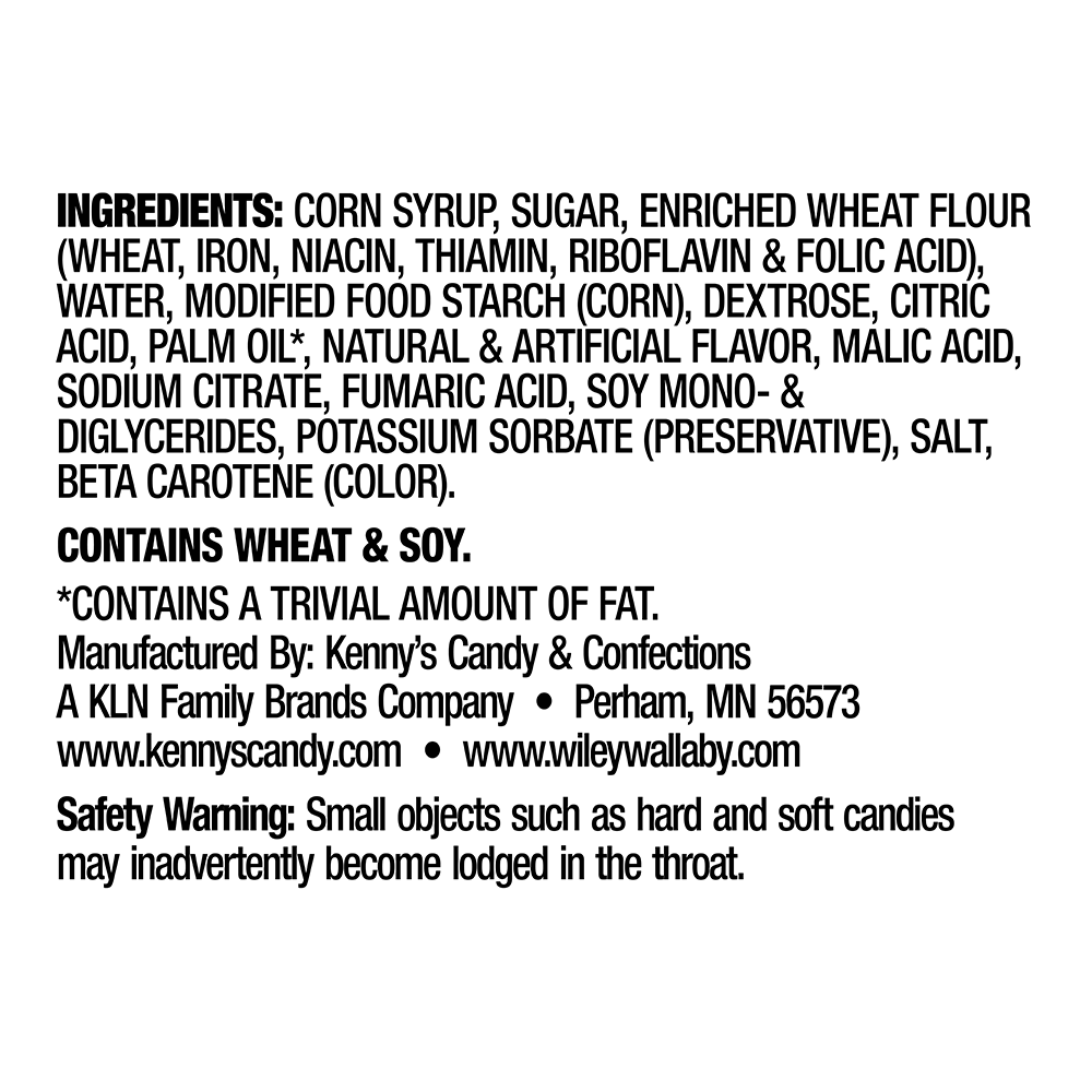 ingredients panel
