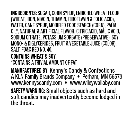 Wiley Wallaby Duos - Berry & Pomegranate - Ingredients Panel