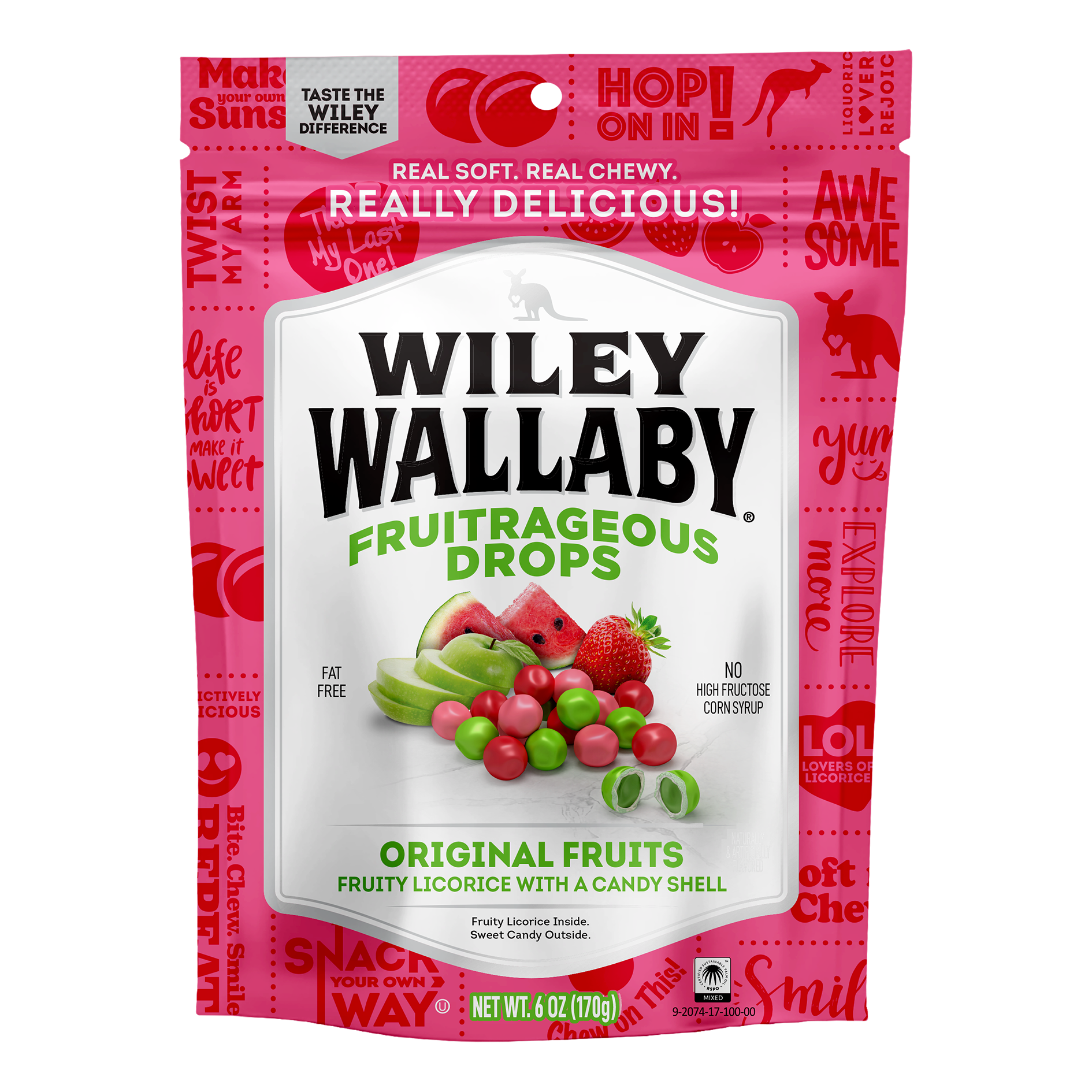 果物 96TOSHI Wiley Wallaby Fruitrageous Drops Original Fruits | Shop Wiley Wallaby