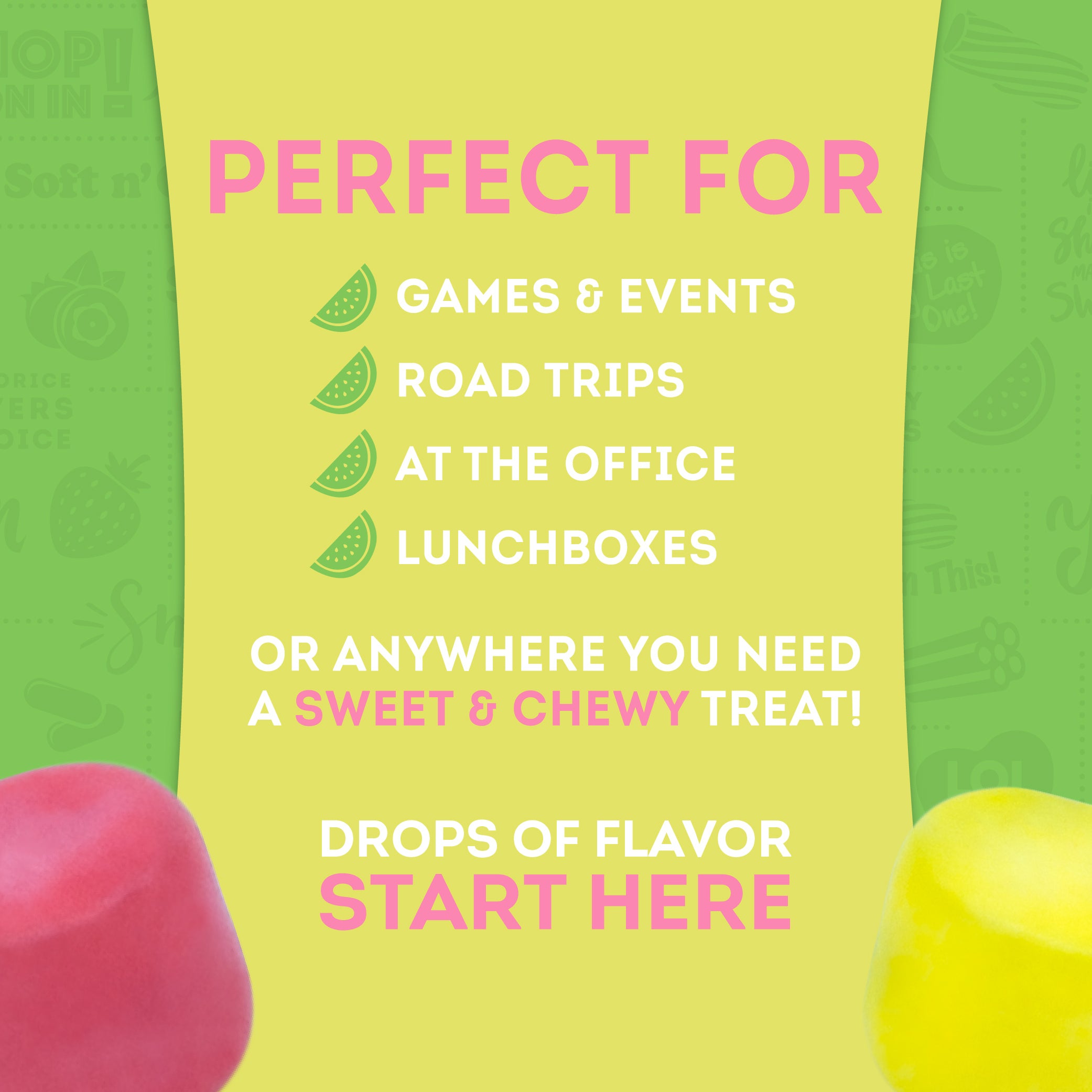 PERFECT FOR: Games & Events, Road Trips, At the Office, Lunchboxes
