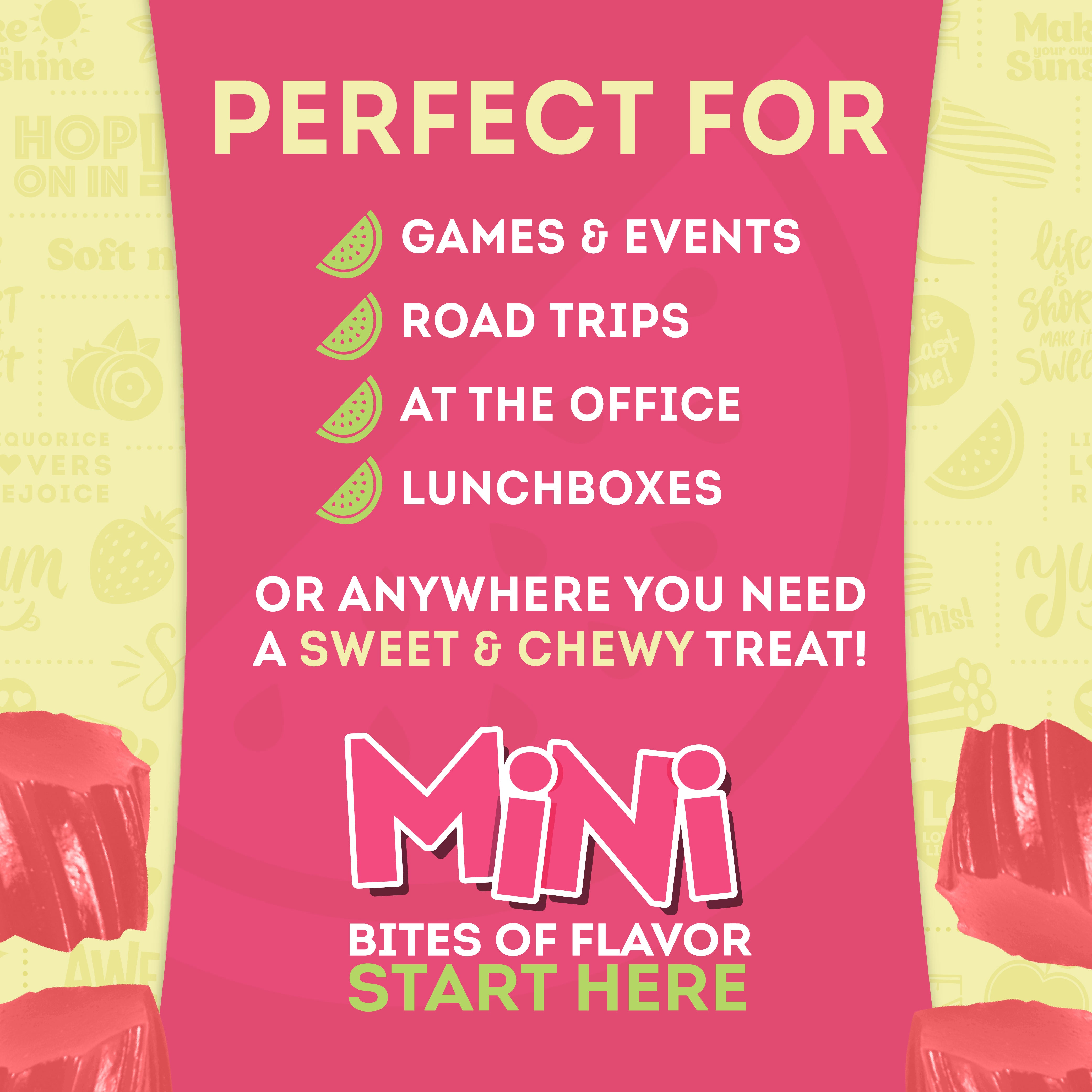 Perfect For: Games & Events, Road Trips, At the Office, Lunchboxes