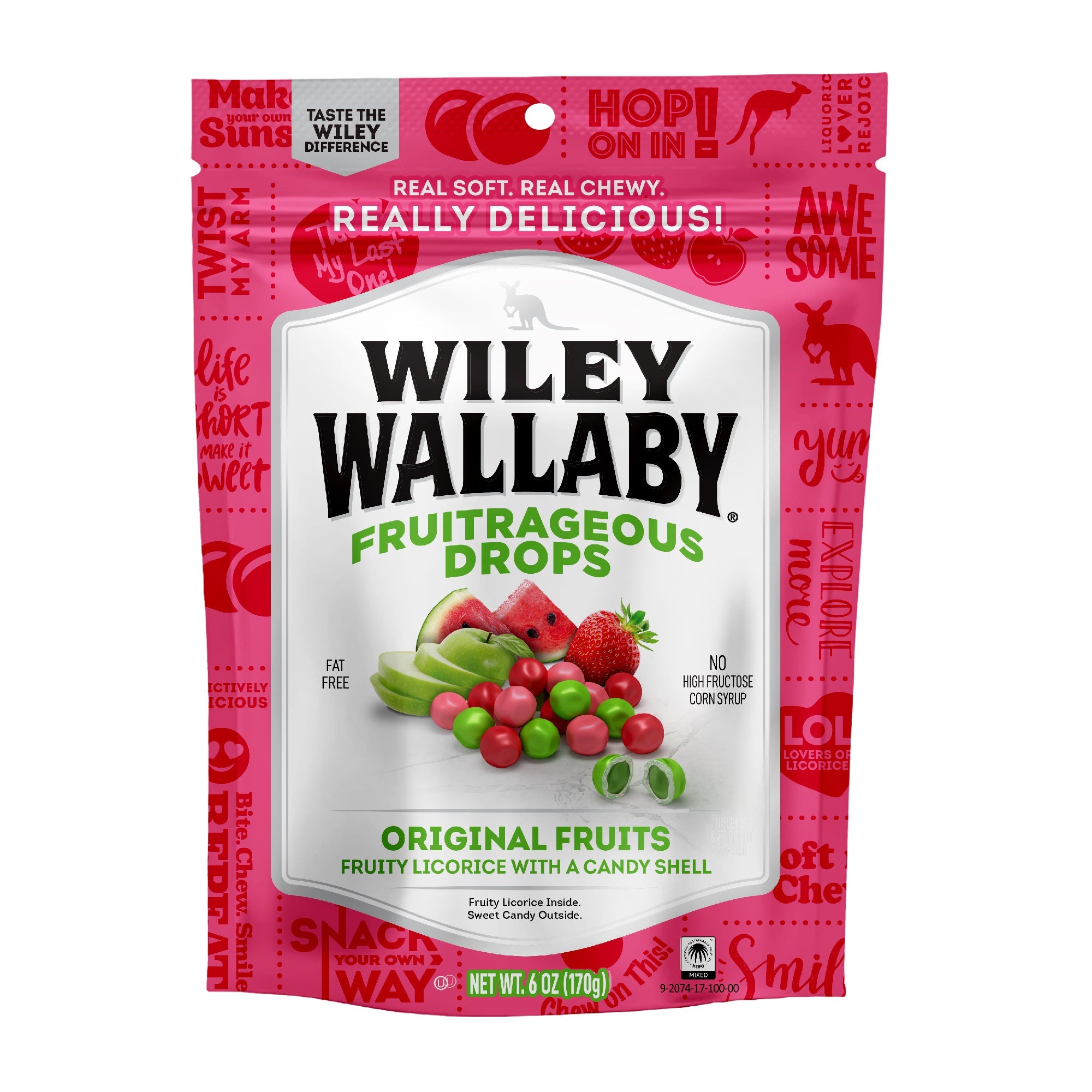 🎁 Wiley Wallaby Fruitrageous Drops Original Fruits (100% off)