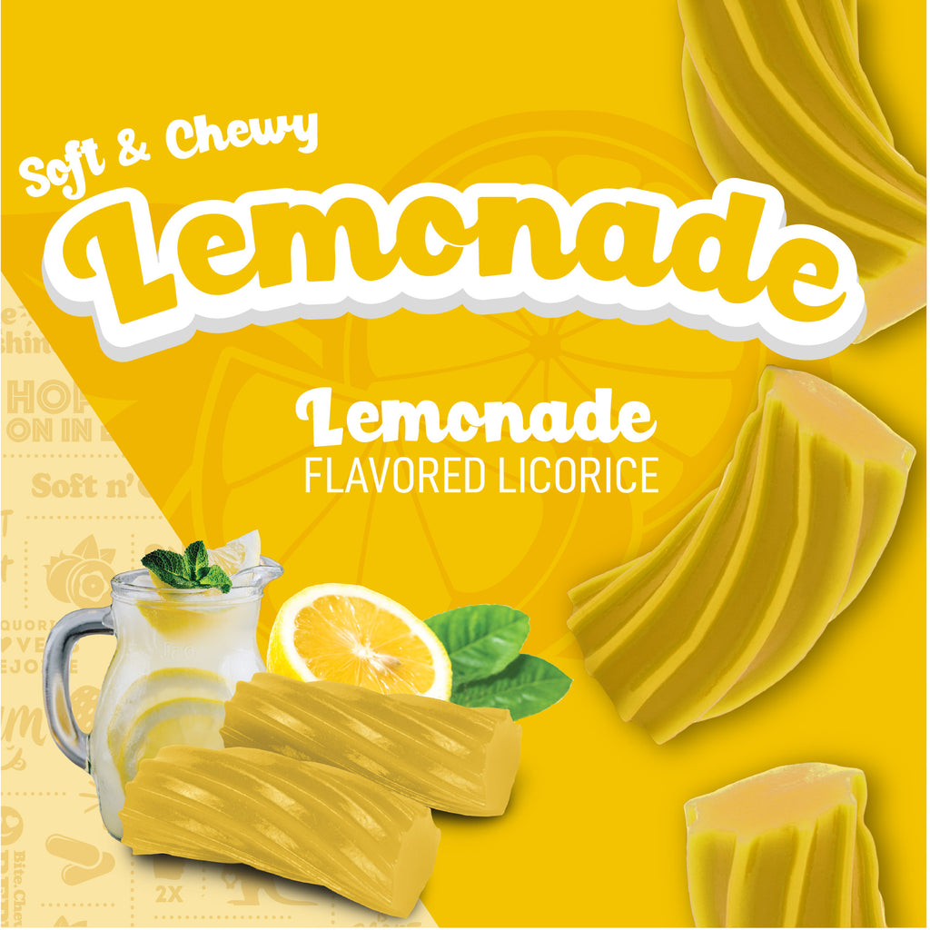 Soft & Chewy Lemonade - Lemonade Flavored Licorice