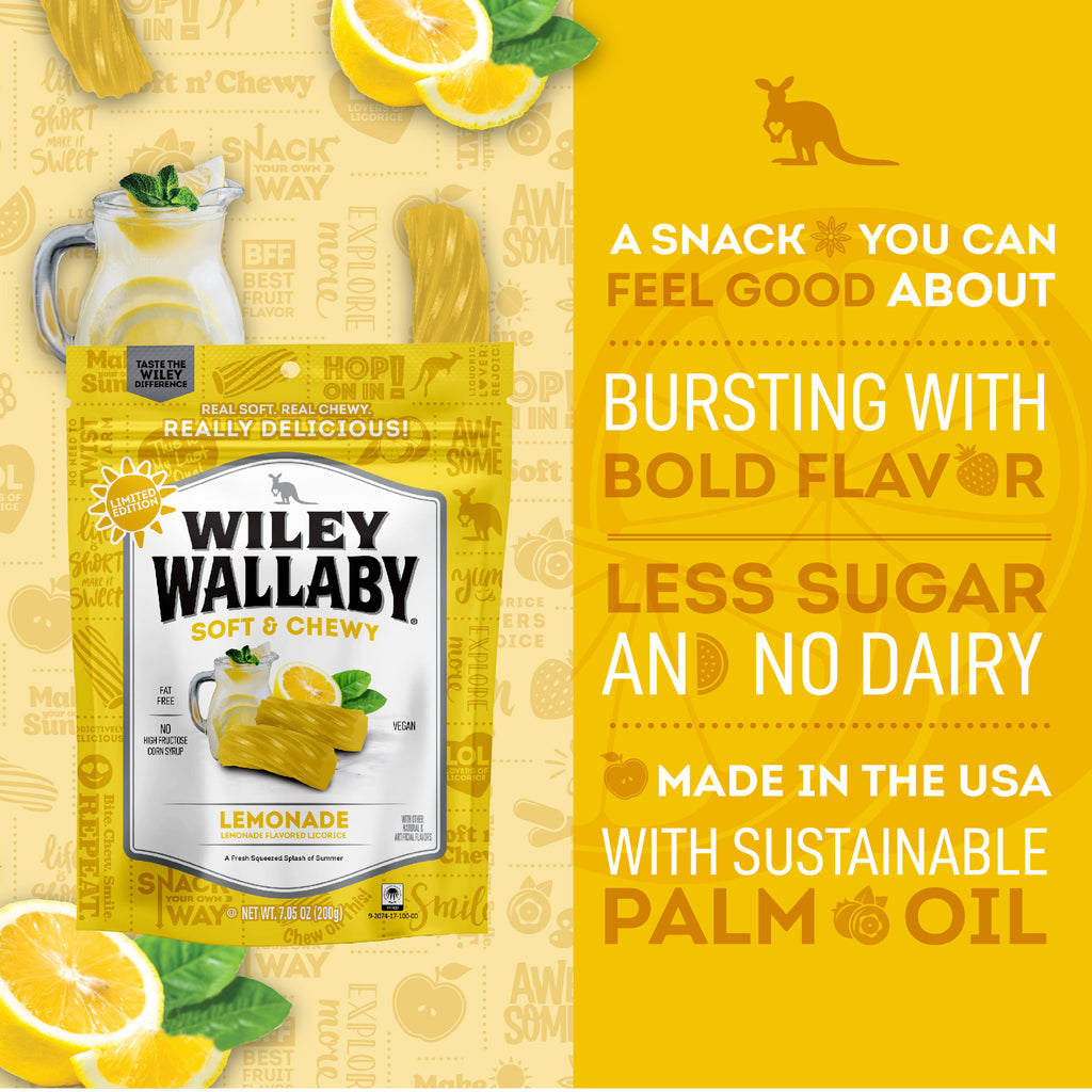 A snack you can feel good about. Bursting with bold flavor. Less sugar and no dairy. Made in the USA with sustainable palm oil.