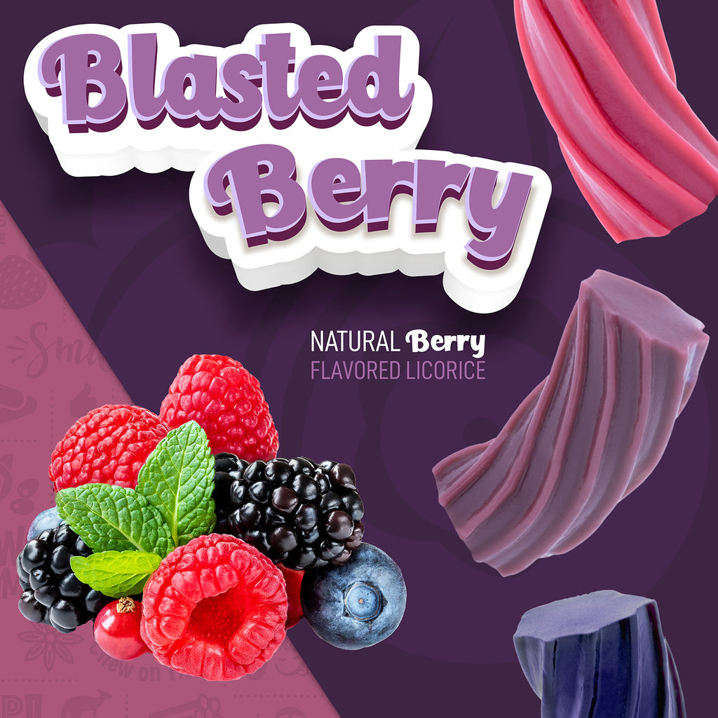 Blasted Berry Natural Berry Flavored Licorice