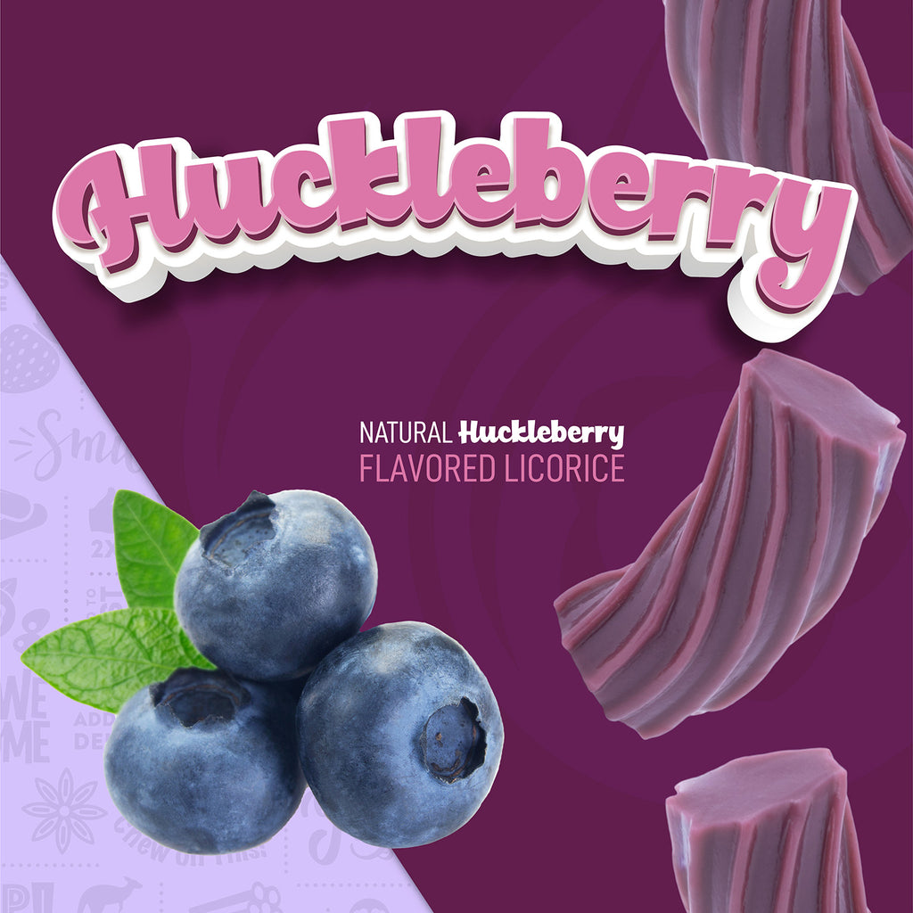 Huckleberry Natural Huckleberry Flavored Licorice